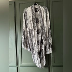 Free people snakeprint cardigan